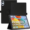 AKNICI Custodia Cover per TECLAST P50 / TECLAST P50AI Tablet 11 Pollici, Pelle PU Cover Custodia Protettiva con Cinghia di Sicurezza e Magnete e Funzione di Supporto