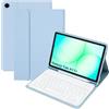 WENMILY Custodia con Tastiera Bluetooth per Samsung Galaxy Tab A11+ Plus/ A9+ Plus | Italiana QWERTY Tastiera per A11+/A9+ 11 Wireless Magnetica Staccabile Custodia Protettiva Sottile con Portapenna Azul