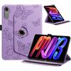 Generico DayQiQiPu Custodia per Lenovo Idea Tab Pro Gen 2 TB390FU (13,0 Pollici, 2026) Cover Supporto Multi‑angolo a Rotazione 360° Astuccio Stile Folio con Motivi Farfalle con Auto Wake/Sleep, Viola