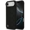 CG MOBILE Mercedes - Custodia in pelle con foglie di alloro compatibile con MagSafe per iPhone 17 Air (nero)