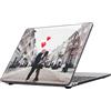 Loyobo Custodia rigida personalizzata compatibile con Huawei MateBook 13, custodia rigida in plastica personalizzata per Huawei MateBook 13 2021 pollici (layout nero cristallo 1 immagini)