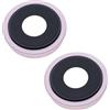 Generic Mobile TM Compatibile con Lente Fotocamera Posteriore con Supporto per iPhone 13 e 13 Mini - Aftermarket Plus - Rosa