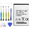 ERYNK DBX-1350A - Batteria di ricambio compatibile con Do-ro 7030, 7080, 7031, DFC-0270, batteria di ricambio con set di attrezzi