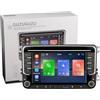GuZuGuZu Avvio in 3s Autoradio per Golf 5/6,Passat B6/B7,Polo 6,CarPlay,Android Auto | Autoradio VW per Golf 5/6,Passat B6/B7,EOS,Polo 6R,T5,Linux,CarPlay,Android Auto,SWC,schermo IPS,Bluetooth/FM RDS/DSP/CANBUS