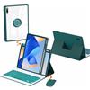 GUPENAA Custodia con Tastiera per Huawei Matepad PRO 10.8 con Portapenne S, 7 Colori Retroilluminati, Rotazione a 720°, Tastiera Magnetica Staccabile con Mouse Bluetooth,Verde