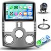 Hodozzy 4G+128G Android Autoradio per Daihatsu Terios Toyota Rush 2006-2016 | Carplay Wireless Android Auto, 9 Pollici InCell Touch Schermo 2 Din Autoradio GPS Bluetooth DSP WiFi Radio FM RDS, Telecamera