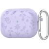 Tufgo Custodia dai colori vivaci per AirPods Pro 1 stile personale (viola) | Silicone ammortizzante, protezione contro le cadute, resistente ai graffi, adatto solo per AirPods Pro 1, nero, blu, viola