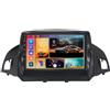 UHSFRA Android 15 Autoradio 2 Din per Ford C-MAX Kuga 2 Escape 3 2012-2019 9 Pollici Touch Screen Autoradio con Comandi al volante CarPlay senza fili Telecamera Posteriore GPS(A1 1G+32G)