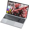 AUKABREX PC Portatile 16GB RAM 512GB SSD, Win 11 OS Notebook Twin Lake-N150 CPU, 15.6 Pollici Laptop FHD 1920*1080, Tastiera Retroilluminata+Sblocco Impronta Digitale, WiFi5+USB3.0+BT4.2+Webcam+Mini-HDMI