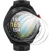 MGUEIAO 4 Pezzi Vetro Temperato Compatibile con Garmin Approach S70 47MM, HD Pellicola Protettiva, Anti-Graffio Protezione Film