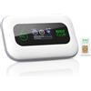 EIOTMART EIOTCLUB Saponetta WiFi 4G LTE 3000mAh con SIM integrata, Cat4 150 Mbps | Router 4G Portatile, WiFi 6 2,4 GHz, Fino a 32 Dispositivi, SIM Integrata, 1 GB di Prova, USB-C, WPA3, per Viaggi e Campeggio