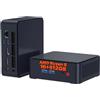 AWOW AK12 Mini PC, AMD Ryzen 5 R2514 Embedded (4C/8T, fino a 3.7GHz, 15W), 16GB DDR4, 512GB PCIe 3.0 SSD, Radeo Vega Graphics, Dual-4K HDMI 2.0/DP 1.2, USB-C, Wi-Fi 5/BT 5.0, Gigabit LAN