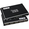 blicadijo Splitter HDMI 1 in 4 Out, adattatore HDMI in alluminio 4K, 1 ingresso a 4 uscite per 4 monitor, supporta HDCP 1.4, 3D, UHD, 1080P, TV HD, DVD, console di gioco (senza desktop esteso)