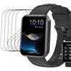 Renwox 5pcs pellicola idrogel per Dakofied D1-1,85 | Orologio intelligente Flessibile HD Clear Pellicola Protettiva Schermo TPU Ultra Sottile, Touch Sensibile, Senza bolle