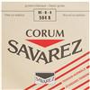 SAVAREZ - 504R CORDA SINGOLA RE-D-4 CHITARRA CLASSICA Corda Singola (RE-D-4) per Chitarra Classica, del Set New Cristal Corum 500CR, Tensione normale