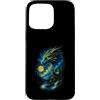 Vintage Factory Custodia per iPhone 15 Pro Max Dragon Retro, anni '80, stile aerografo mistico della fauna selvatica