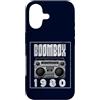 Retro Boombox 70s 80s Music DJ Cassette Custodia per iPhone 17 Boombox - Lettore CD con audiocassetta, radio AM FM 1980