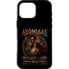 Spartan Warrior | Epic Figures Ancient G Custodia per iPhone 16 Pro Max Spartani Leonida re di Sparta | Antica Grecia Spartan Elmo