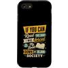 Book Down Reader Humor Custodia per iPhone SE (2020) / 7/8 Se riesci a leggere questo divertente lettore per amanti dei libri