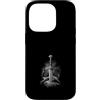Viking Norse Warrior Sword Shield Valhal Custodia per iPhone 14 Pro Scudo di spada vichinga norrena guerriero Valh