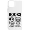Funny Chinese Crested And Book Designs Custodia per iPhone 14 Plus Libri E Cresteds Cinese Divertente Crestato Cinese