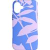 generic Custodia per iPhone 16 Plus Grafica floreale botanica blu lavanda