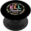 Inspiring Language Educators Supporto per insegnanti ELL Ispirare motivare educatore PopSockets PopGrip Adesivo