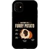 Furry Potato Cavies Custodia per iPhone 11 Anatomia di una patata pelosa divertente amante della cavia