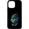 Vintage Factory Custodia per iPhone 13 Pro Max Dragon Retro, anni '80, stile aerografo mistico della fauna selvatica