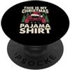 Gamer Christmas Gifts & Holiday Gaming A Funny Gamer Questo è il mio pigiama natalizio PopSockets PopGrip Adesivo