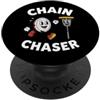 Disc Golf Chain Chaser Apparel Disc Golf Chain Chaser Retro Vintage Mascot PopSockets PopGrip Adesivo