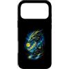 Vintage Factory Custodia per iPhone 17 Pro Max Dragon Retro, anni '80, stile aerografo mistico della fauna selvatica