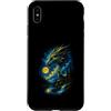 Vintage Factory Custodia per iPhone XS Max Dragon Retro, anni '80, stile aerografo mistico della fauna selvatica