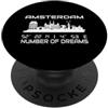 GPS Coodinates and Skyline of your City GPS coordinate Olanda Vacanze Paesi Bassi Skyline Amsterdam PopSockets PopGrip Adesivo