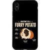 Furry Potato Cavies Custodia per iPhone XS Max Anatomia di una patata pelosa divertente amante della cavia