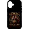 Spartan Warrior | Epic Figures Ancient G Custodia per iPhone 16 Spartani Leonida re di Sparta | Antica Grecia Spartan Elmo