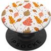 Ebony Fuller Fall Shopp Autunno Tempo Autunno Foglie Raccolto Zucca Albero Foglie Donna PopSockets PopGrip Adesivo