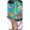 Art Pop Mobile Gallery Custodia per iPhone SE (2020) / 7/8 Illustrazione fumetto della palla della discoteca dello specchio del cantante di pop art