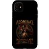 Spartan Warrior | Epic Figures Ancient G Custodia per iPhone 11 Spartani Leonida re di Sparta | Antica Grecia Spartan Elmo