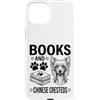 Funny Chinese Crested And Book Designs Custodia per iPhone 15 Plus Libri E Cresteds Cinese Divertente Crestato Cinese