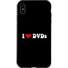 Vintage 70s I Love DVDs Custodia per iPhone XS Max Vintage 70s I Heart DVD