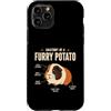 Furry Potato Cavies Custodia per iPhone 11 Pro Anatomia di una patata pelosa divertente amante della cavia