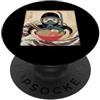 Scuba Diving Merch Best Scuba Divers Poo Ramen Arte Giapponese Kawaii Anime Donna Uomo Scuba PopSockets PopGrip Adesivo
