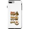 Mushroom Foraging Woodland Nature Seeker Custodia per iPhone 7 Plus/8 Plus Cerca Foraggiamento Funghi Foresta Wonder