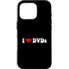 Vintage 70s I Love DVDs Custodia per iPhone 16 Pro Vintage 70s I Heart DVD