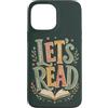 Book Nook Corner Custodia per iPhone 13 Pro Max Lets Read Book Lover Biblioteca Lettura Insegnante