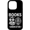 Funny Gordon Setter And Book Design Custodia per iPhone 14 Pro Libri e Gordon Setters Divertente Gordon Setter