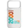 Birthday October 2000 Limited Edition Gi Custodia per iPhone 17 Pro Max Compleanno in edizione limitata di ottobre 2000
