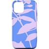 generic Custodia per iPhone 12/12 Pro Grafica floreale botanica blu lavanda