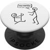Dibba Designs Pull Yourself Together Man! Figura stick Stickman stampata PopSockets PopGrip Adesivo